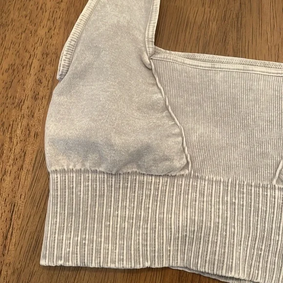 NWOT Free People Good Karma Square Neck Top - Picture 4 of 6